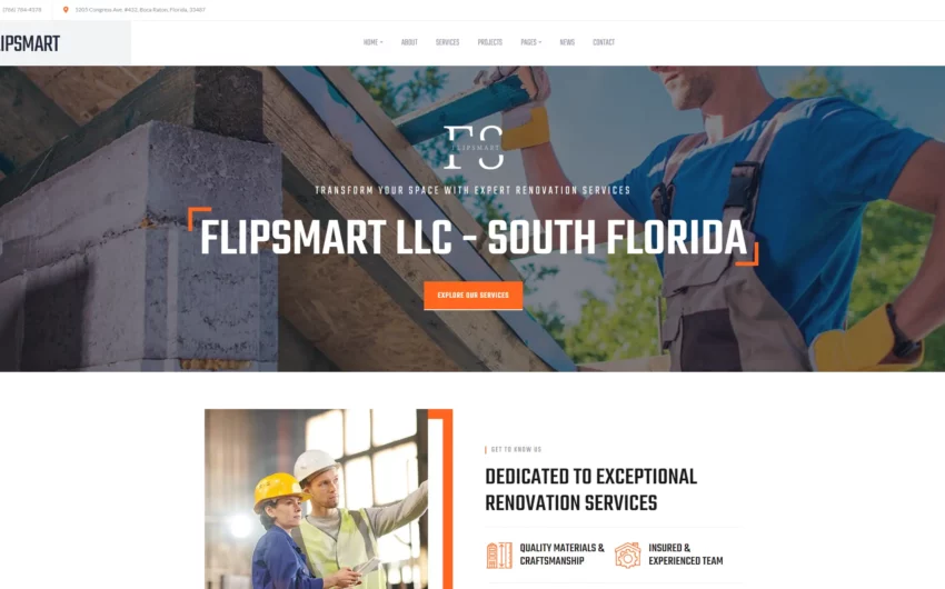 Flipping Company Website